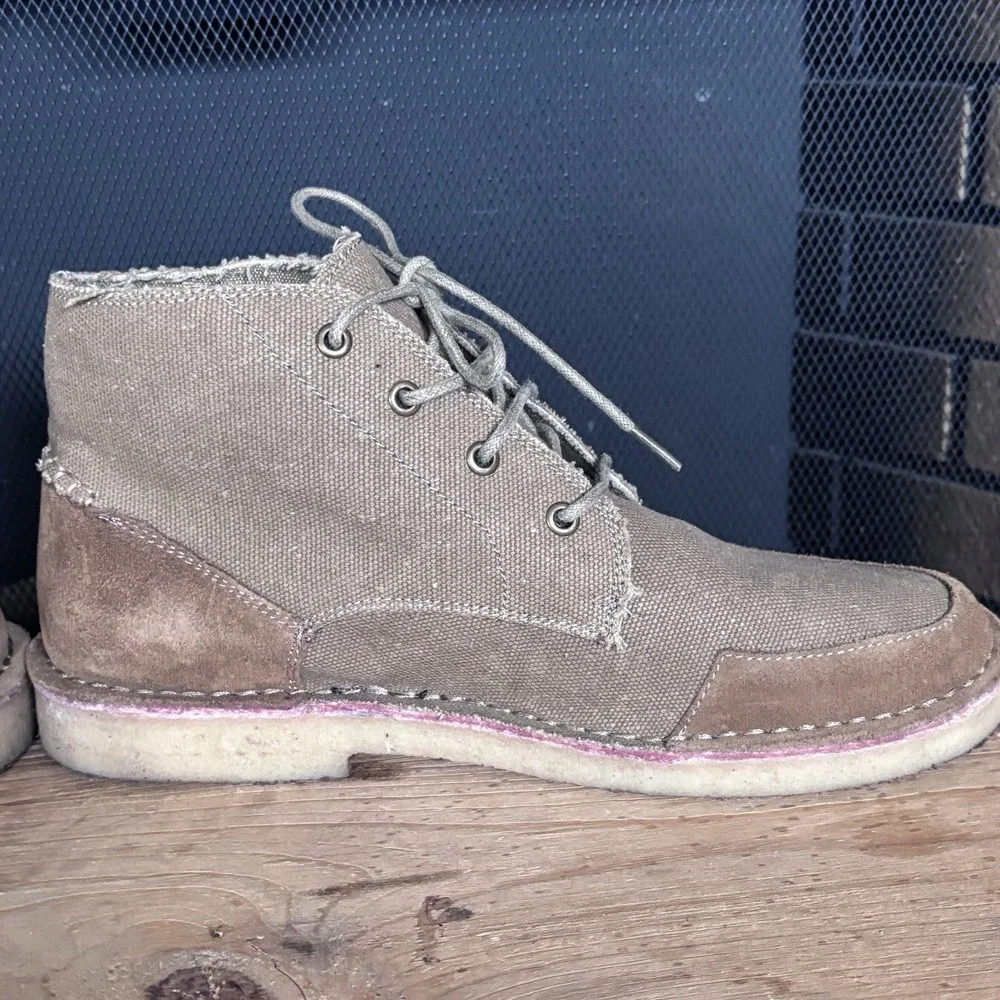 Roper Crepe Mens Waxy Tan‎ Leather Everett Ankle Boots chukka 10  Excellent